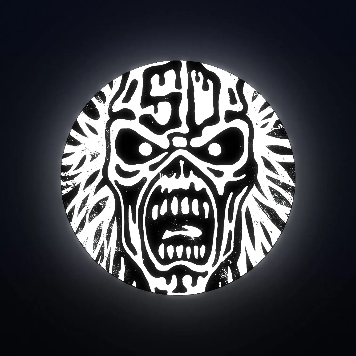 Iron Maiden Eddie LED-Leuchtschild