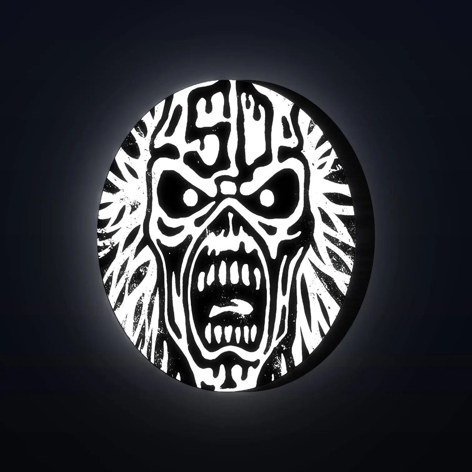 Iron Maiden Eddie LED-Leuchtschild