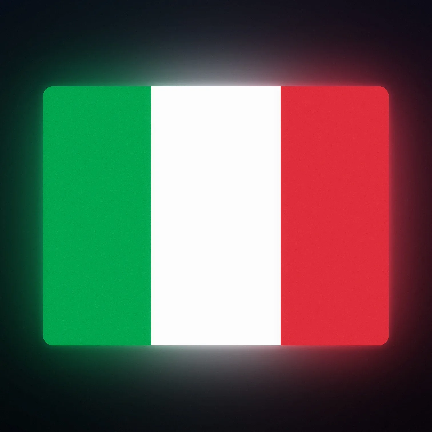 Italien Flagge LED-Leuchte