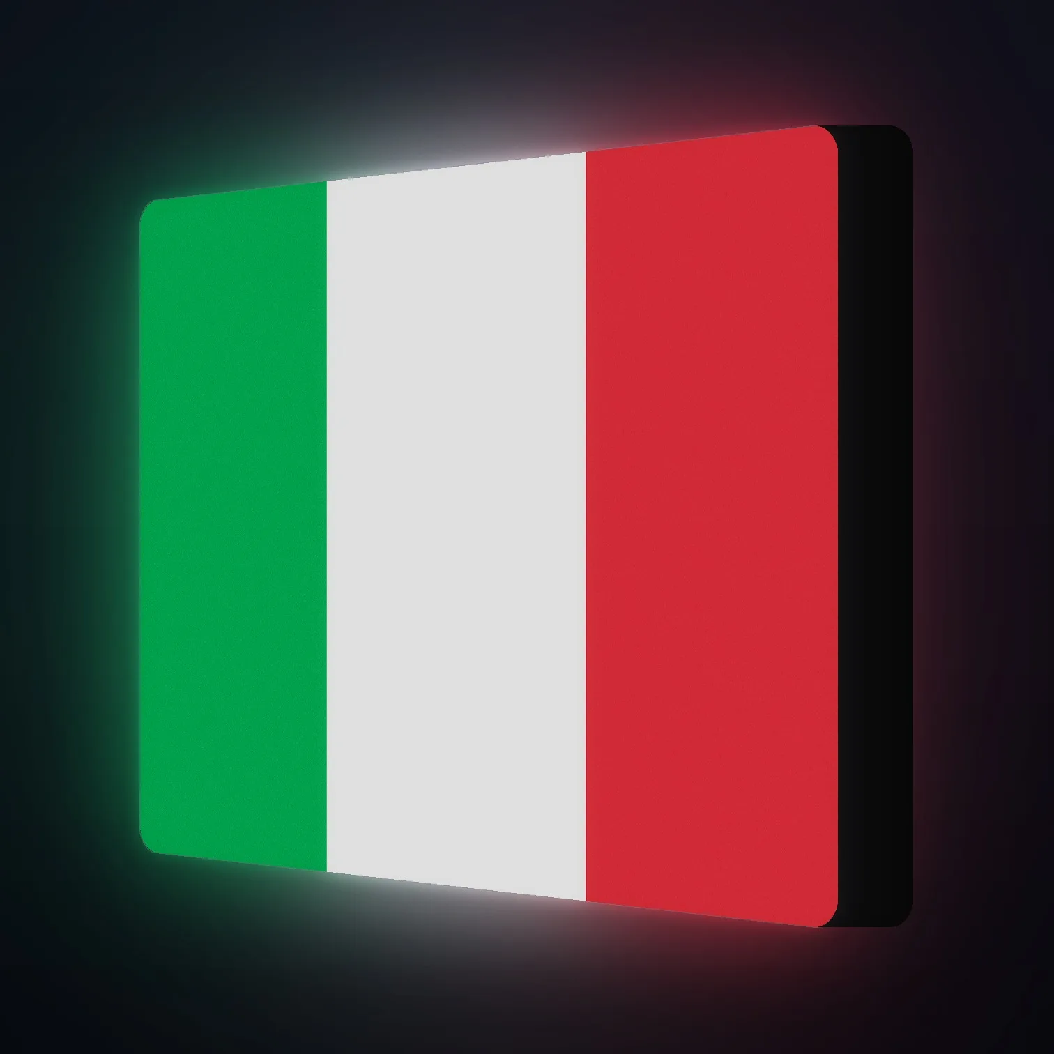 Italien Flagge LED-Leuchte
