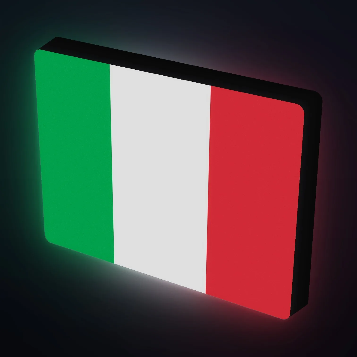 Italien Flagge LED-Leuchte