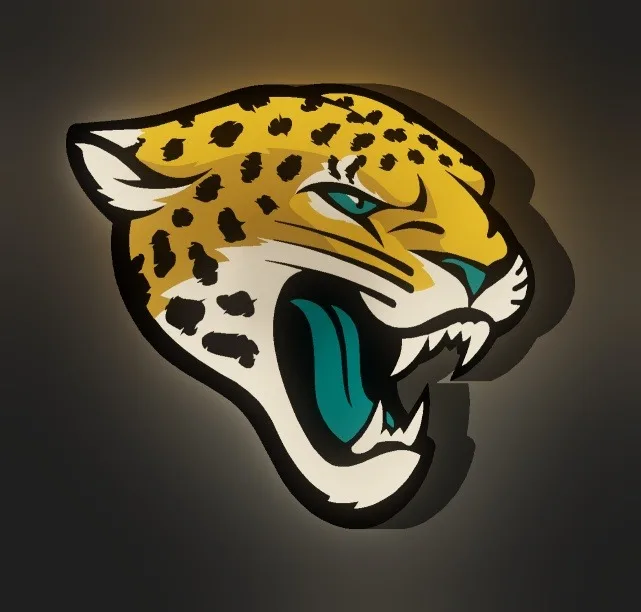 Jacksonville Jaguars LED-Leuchtschild