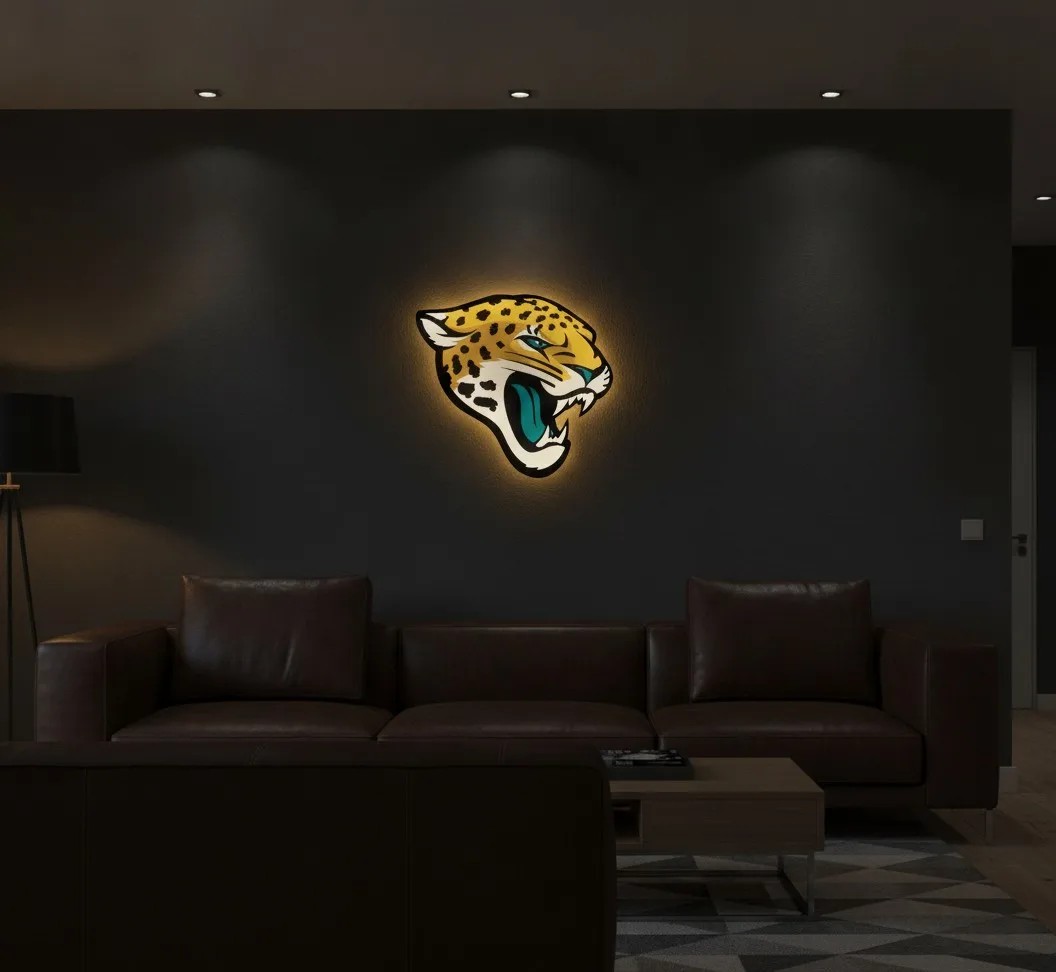 Jacksonville Jaguars LED-Leuchtschild