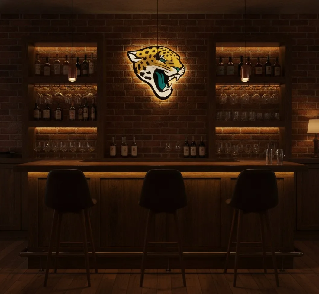 Jacksonville Jaguars LED-Leuchtschild