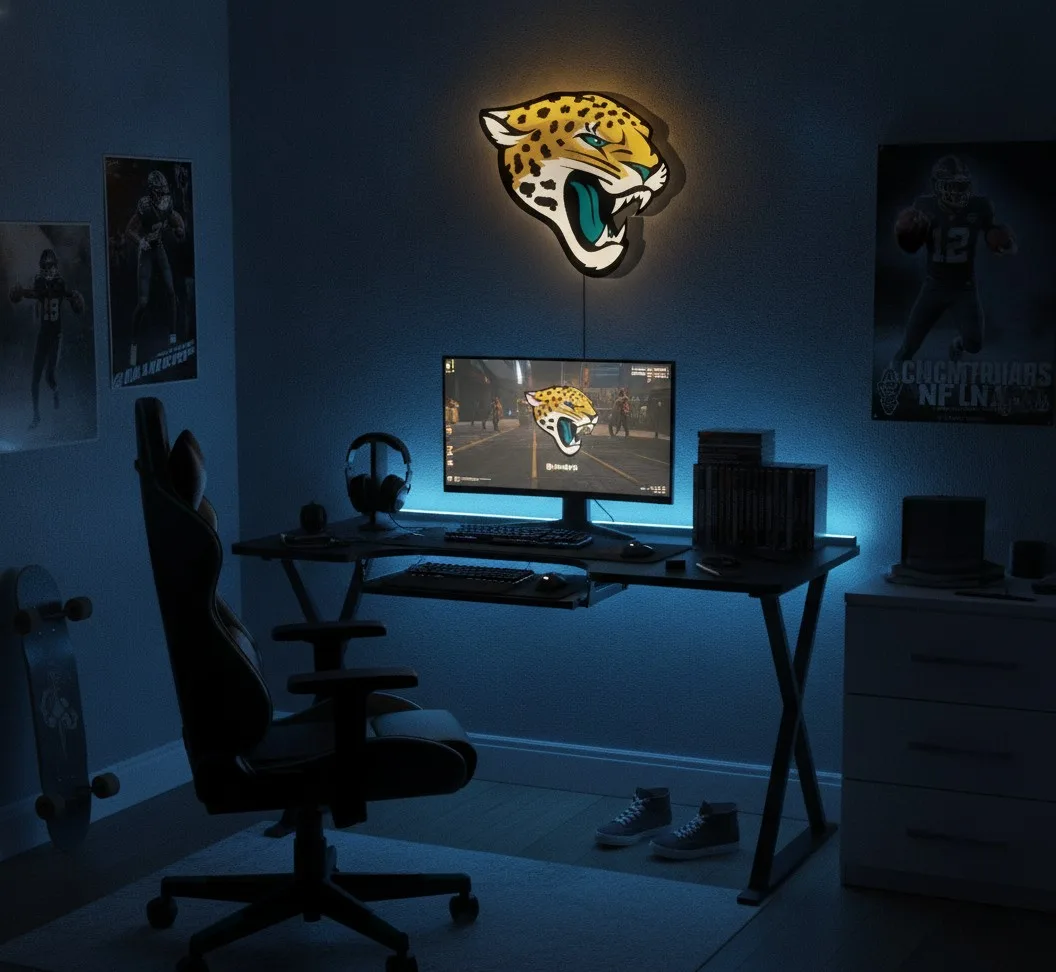 Jacksonville Jaguars LED-Leuchtschild