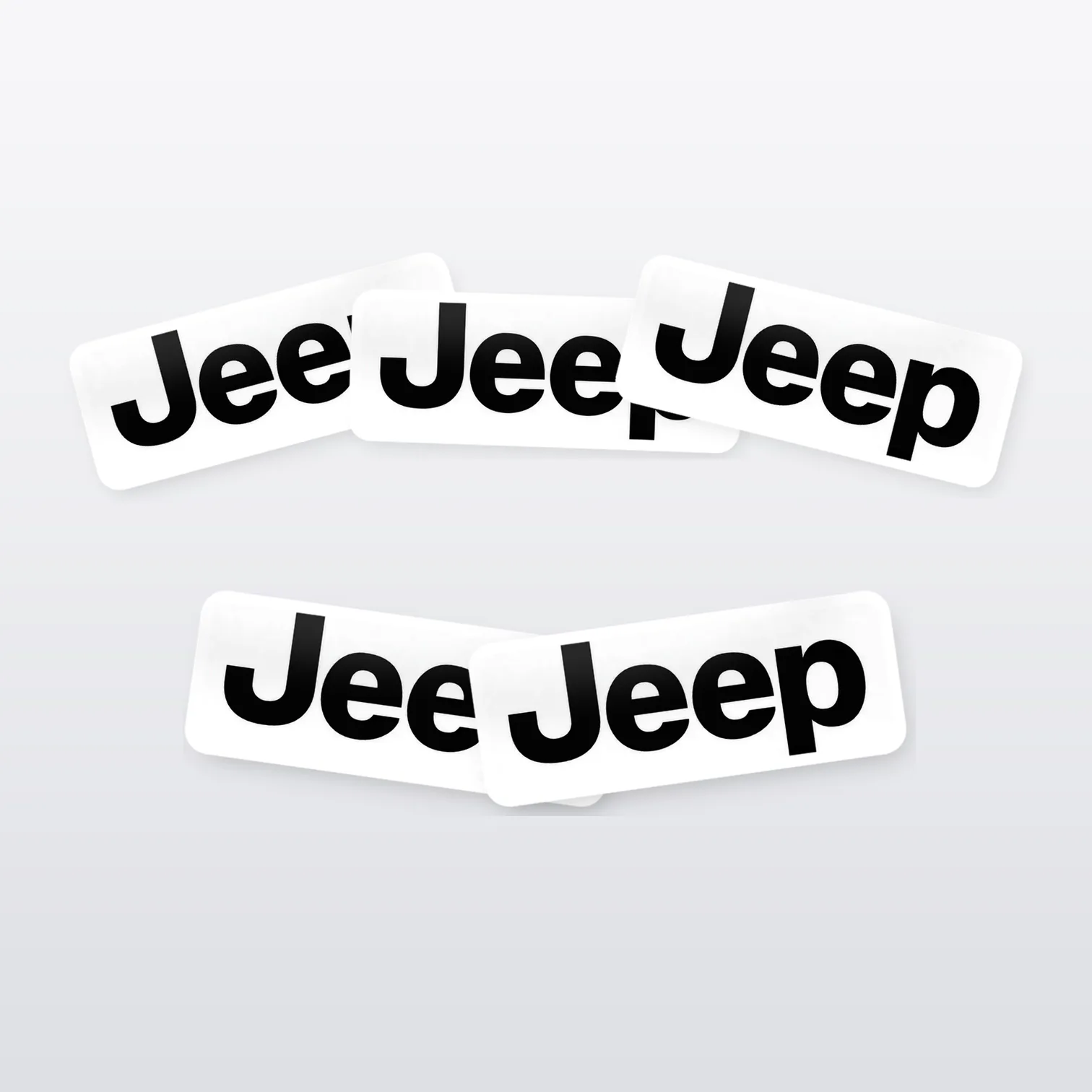 Jeep Aufkleber Set I – 5 Sticker