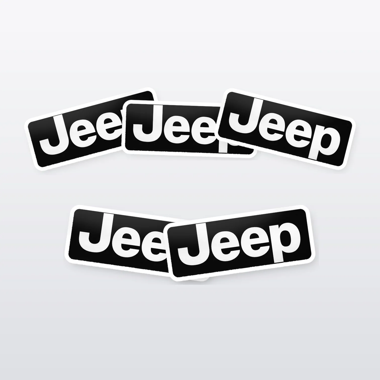 Jeep Aufkleber Set II – 5 Sticker