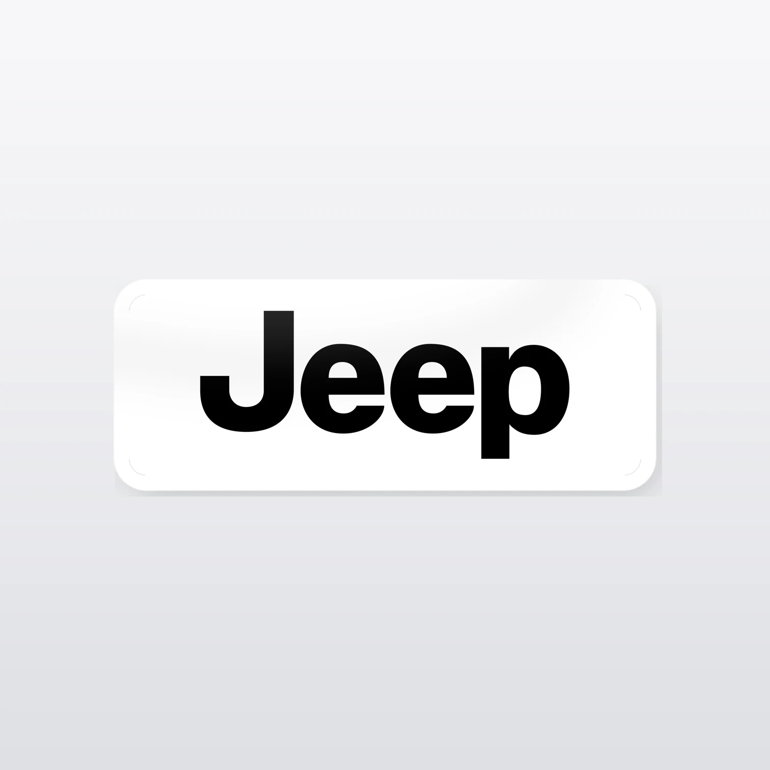 Jeep Aufkleber Set II – einzelner Aufkleber in Großaufnahme