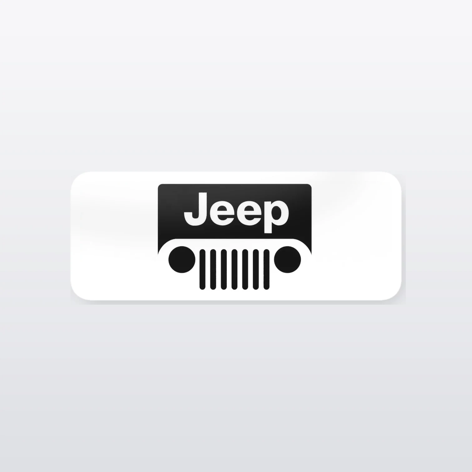 Jeep Aufkleber Set III – einzelner Aufkleber in Großaufnahme