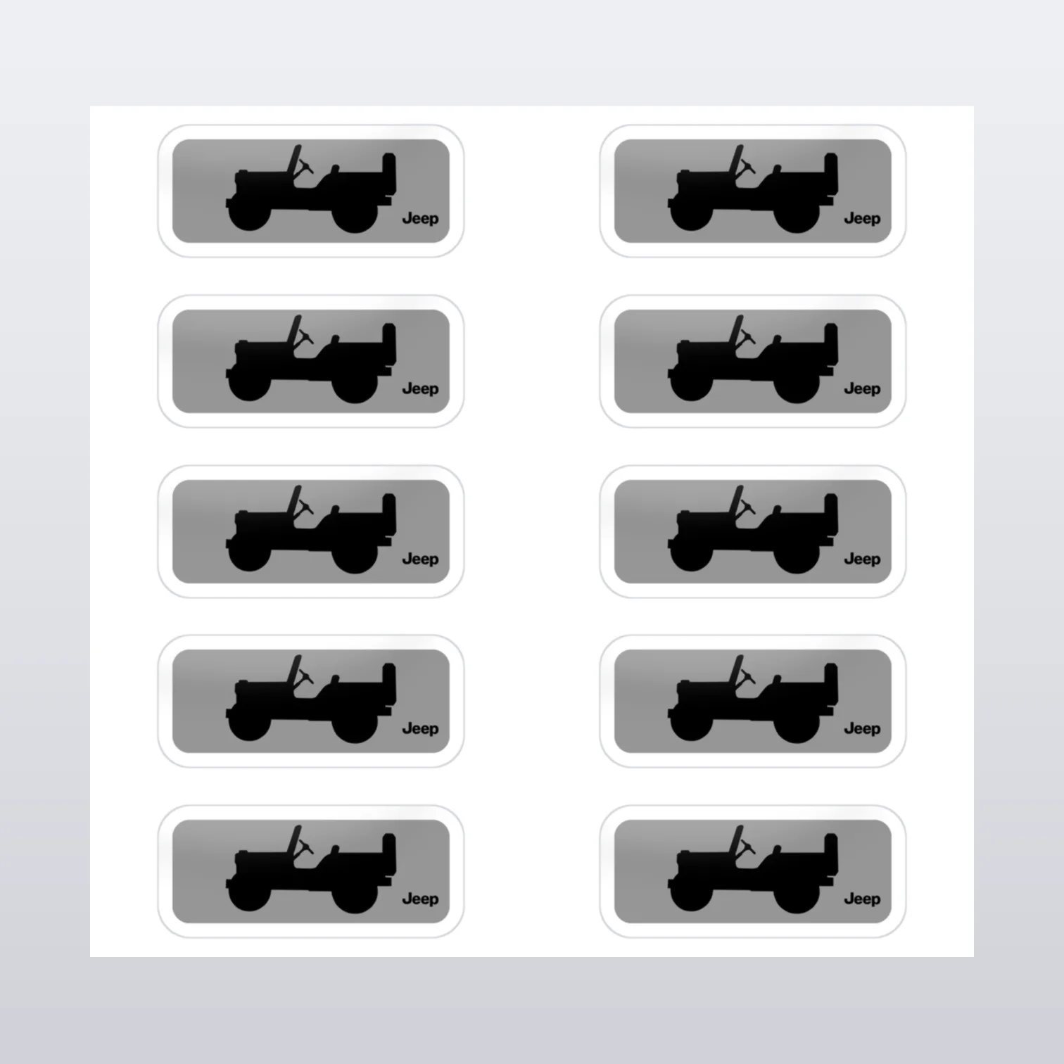 Jeep Aufkleber Set IV