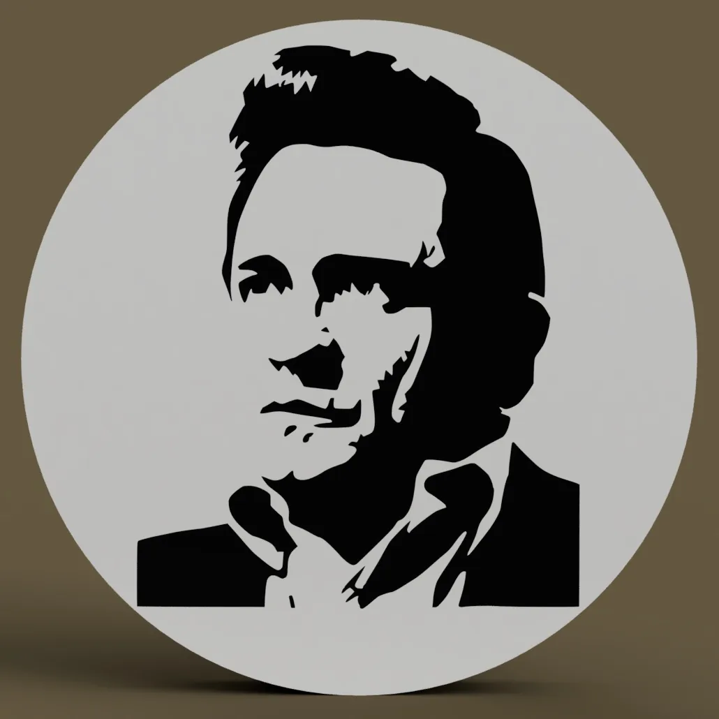 Johnny Cash LED-Leuchte