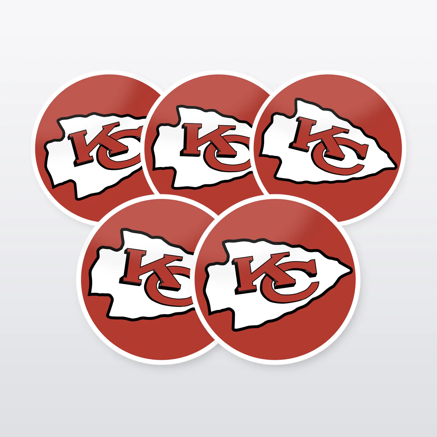 Kansas City Chiefs Aufkleber Set