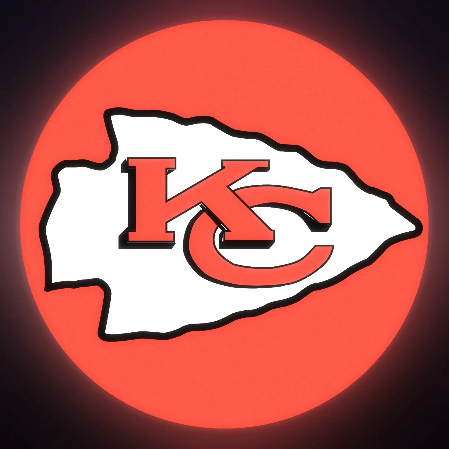 Kansas City Chiefs LED-Leuchte
