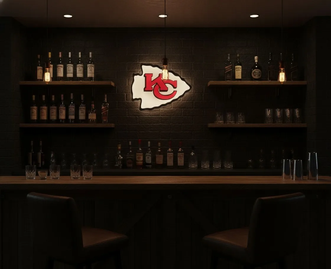 Kansas City Chiefs LED-Leuchtschild
