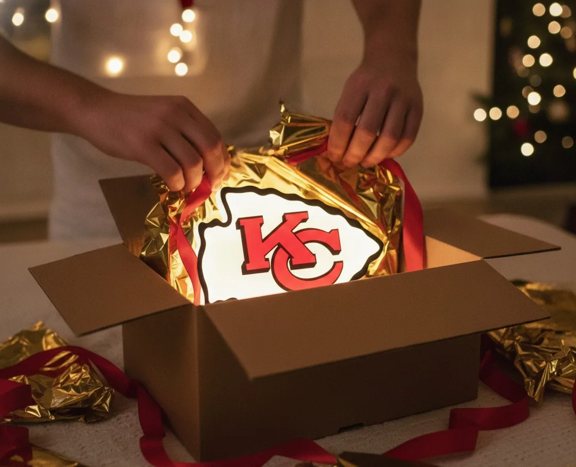 Kansas City Chiefs LED-Leuchtschild