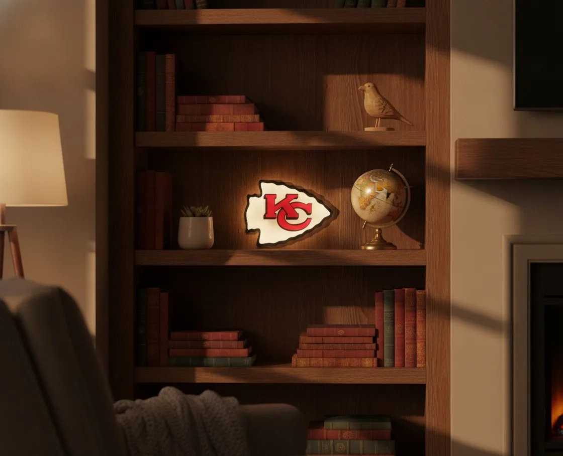 Kansas City Chiefs LED-Leuchtschild