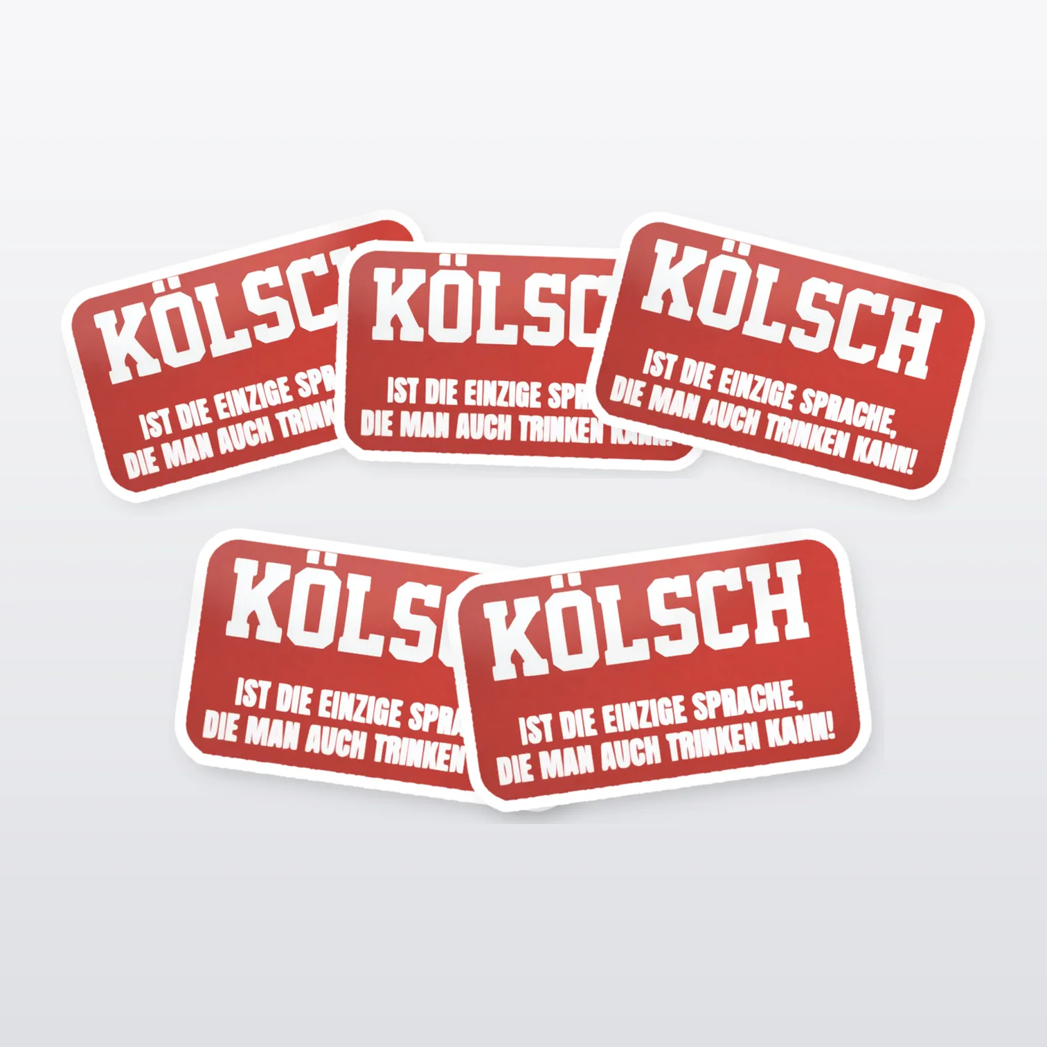 Kölsch Bier Aufkleber Set – 5 Sticker