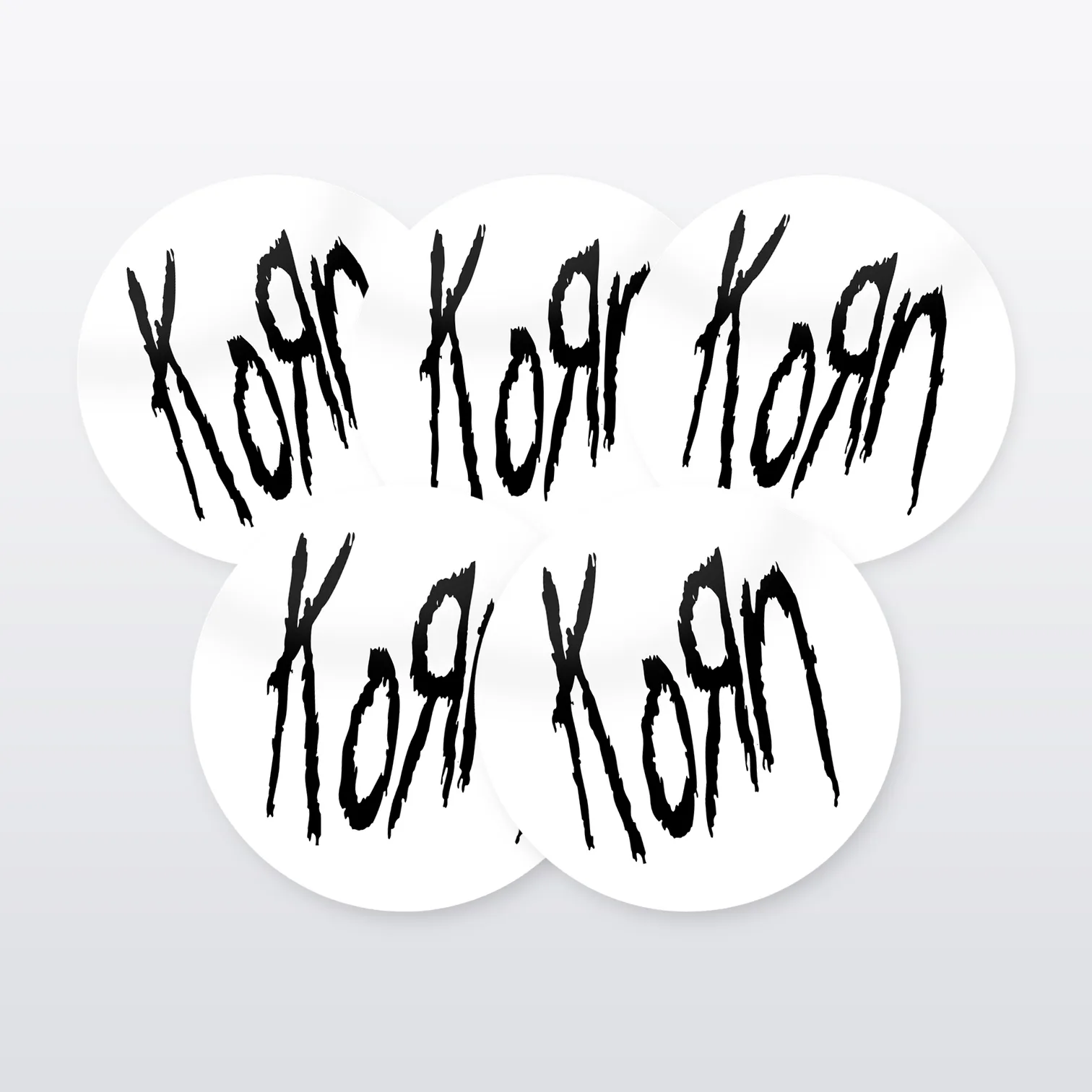 Korn Aufkleber Set