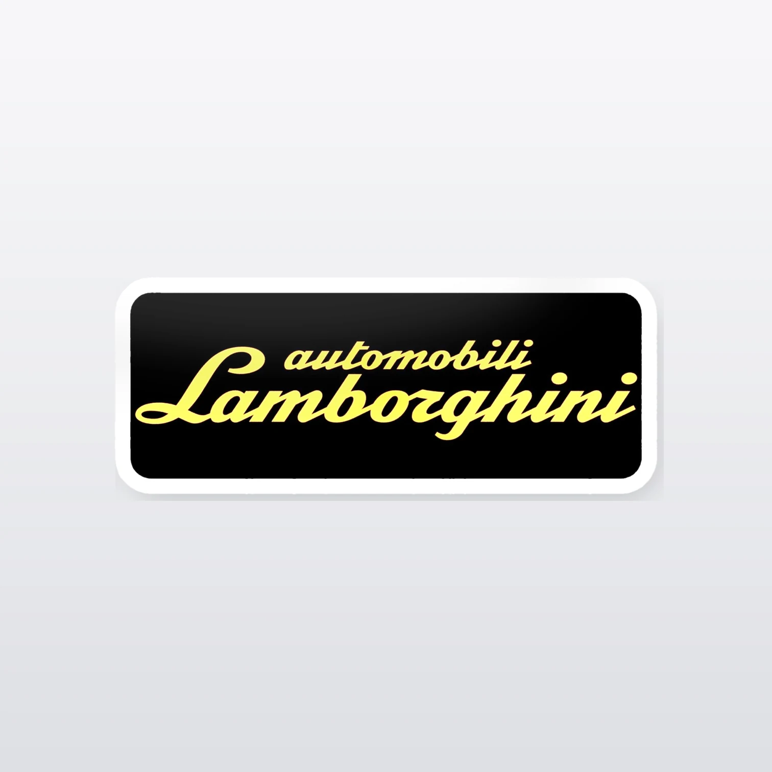 Lamborghini Automobili Aufkleber Set II – einzelner Aufkleber in Großaufnahme