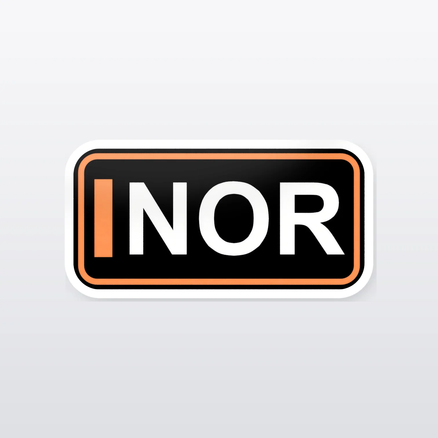 F1 Lando Norris Aufkleber Set II – einzelner Aufkleber in Großaufnahme