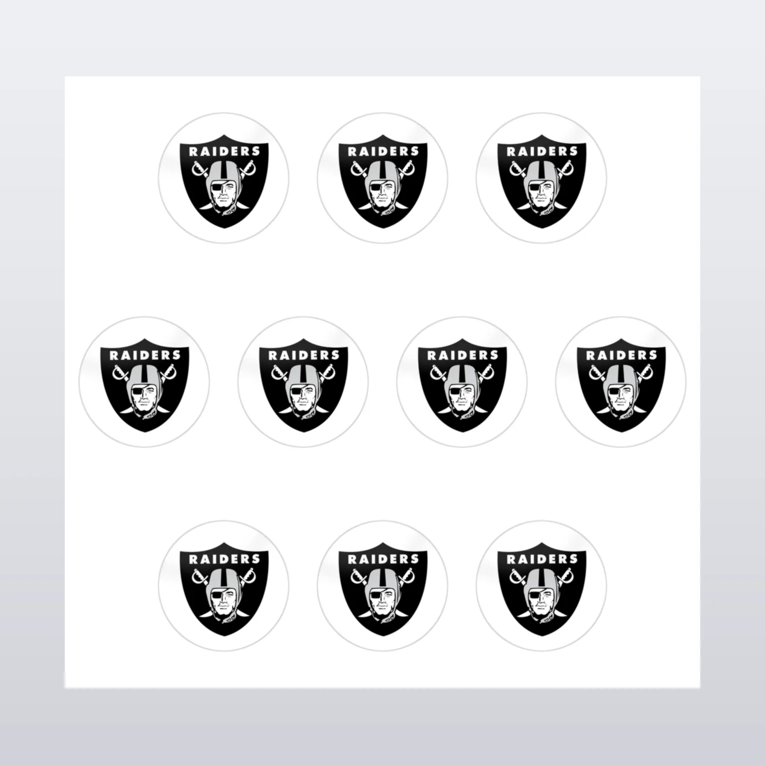 Las Vegas Raiders Aufkleber Set II