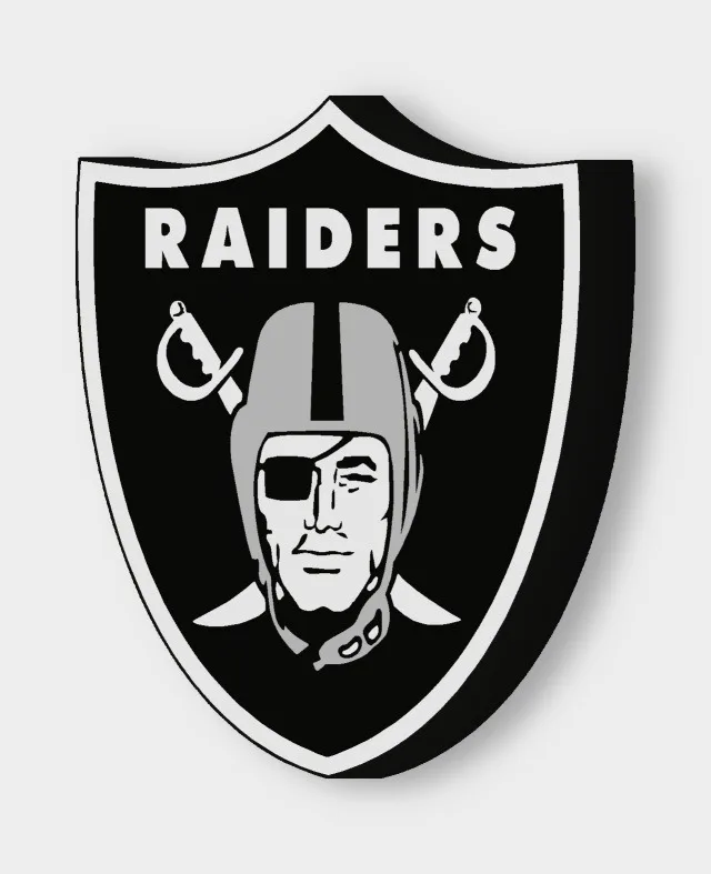 Las Vegas Raiders LED-Leuchtschild