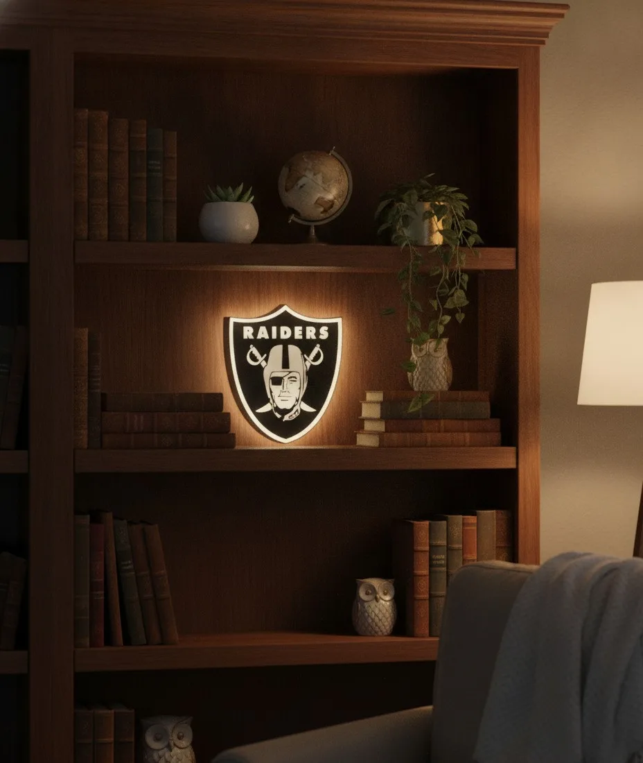 Las Vegas Raiders LED-Leuchtschild