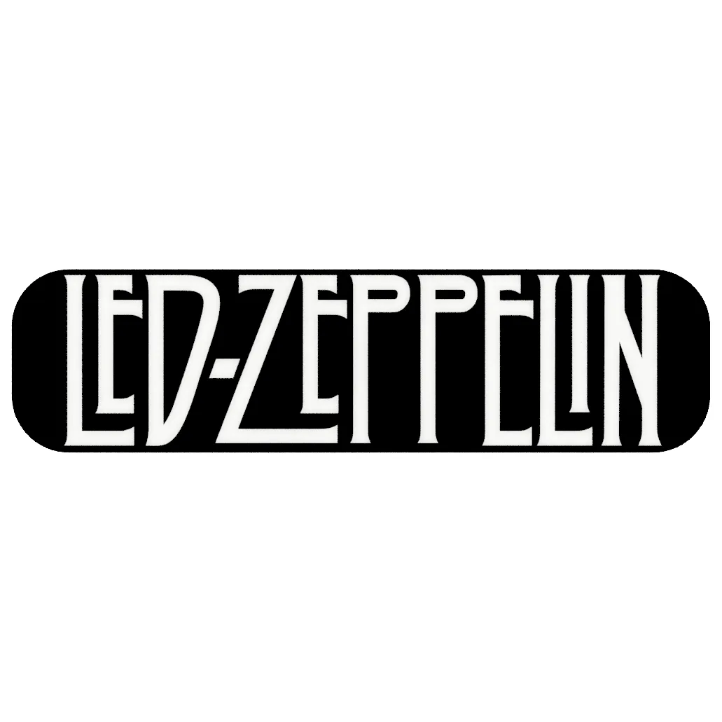 Led Zeppelin LED-Leuchtschild Wanddeko Musik-Deko Geschenk