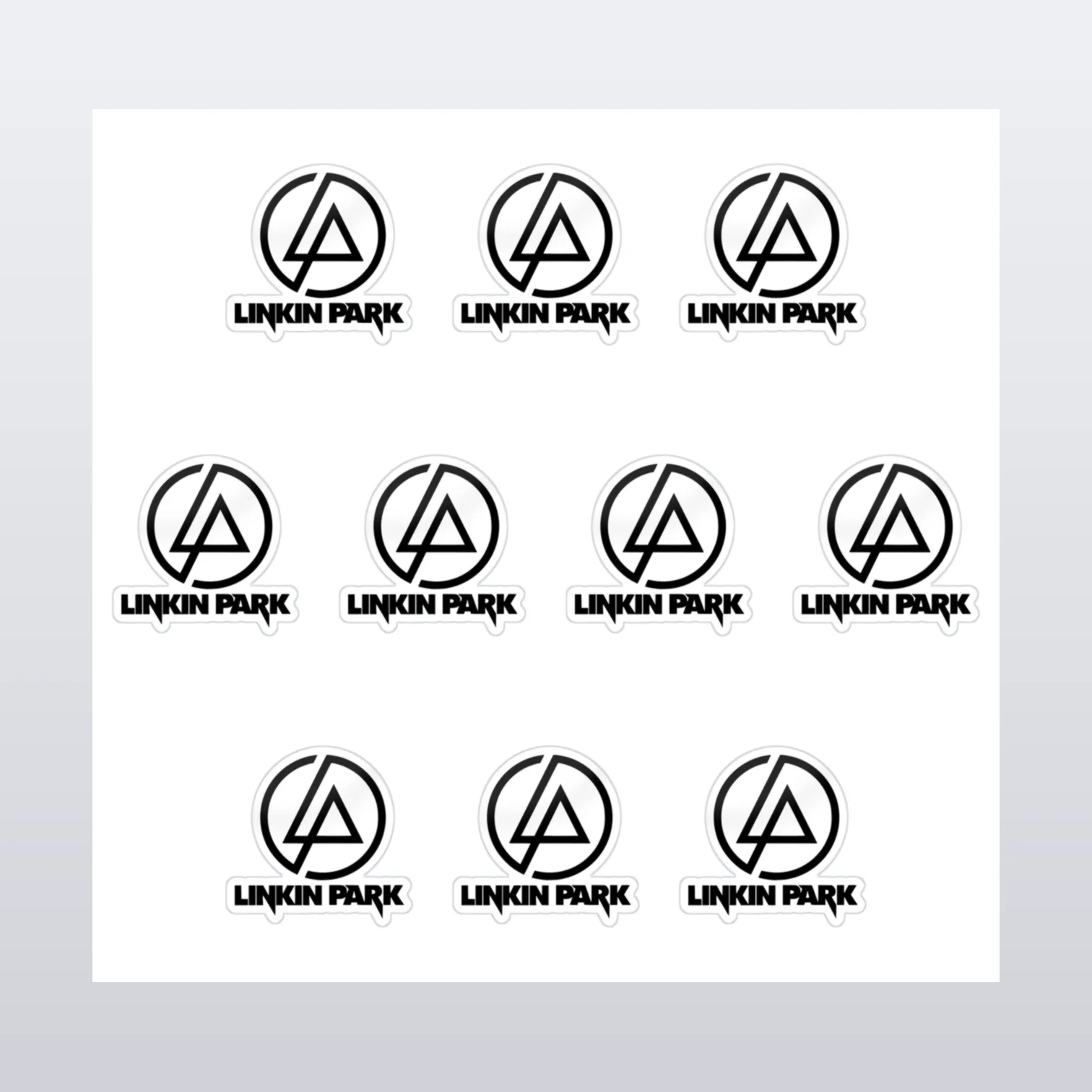 Linkin Park Aufkleber Set – Aufkleber auf Bogen