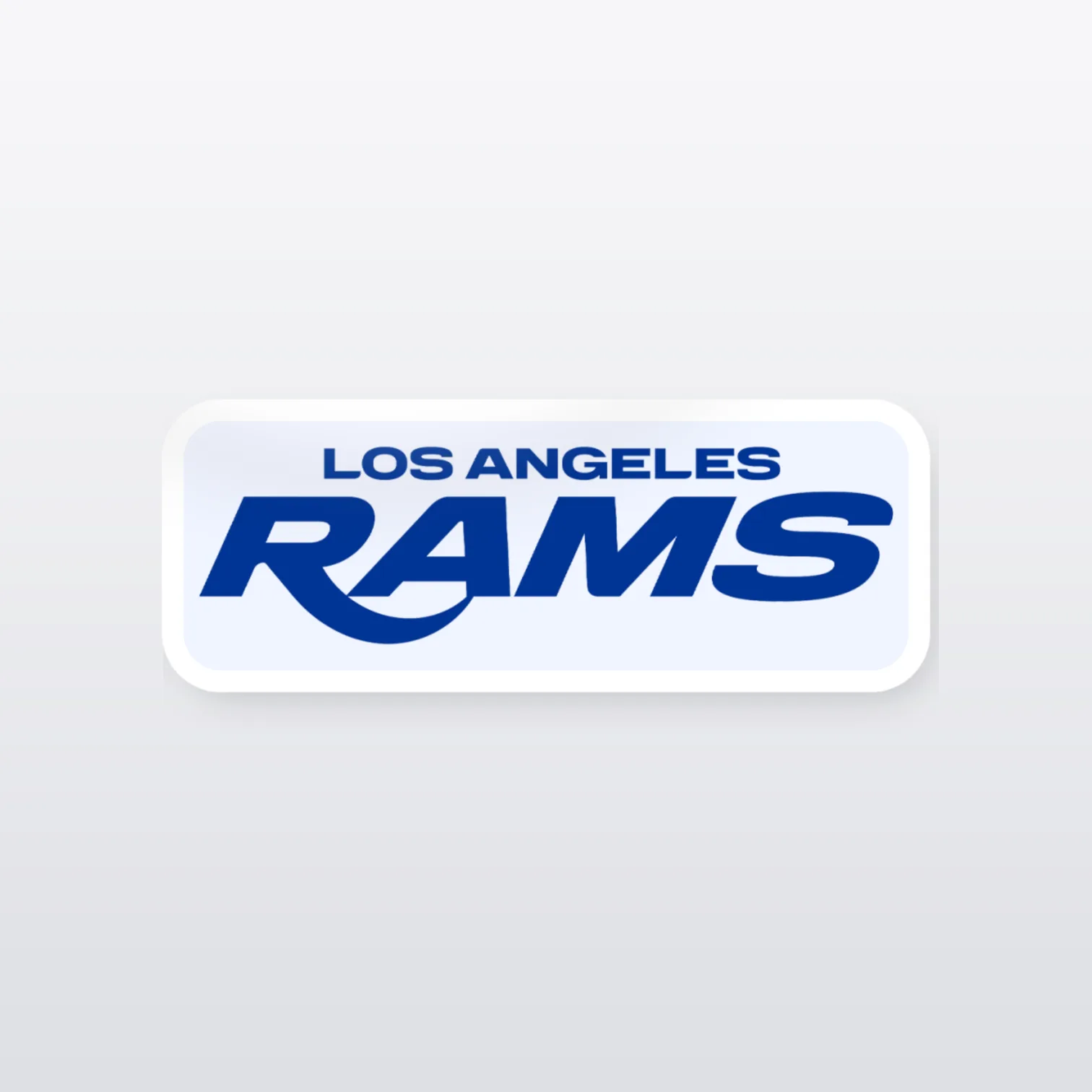 Los Angeles Rams Aufkleber Set II