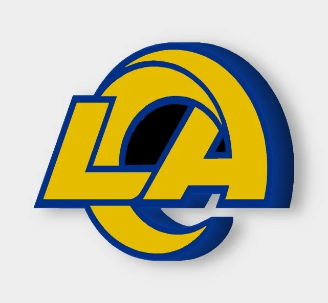 Los Angeles Rams LED-Leuchtschild