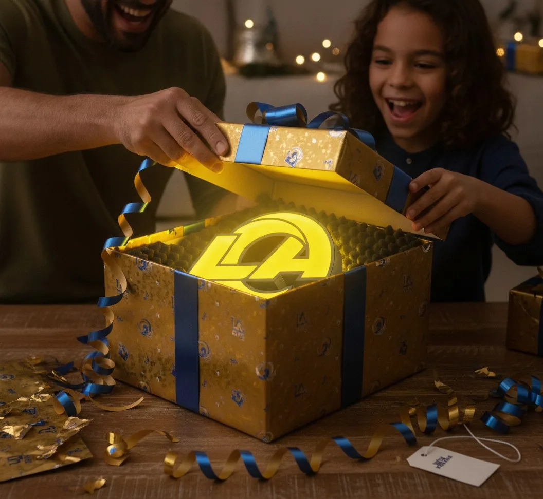 Los Angeles Rams LED-Leuchtschild