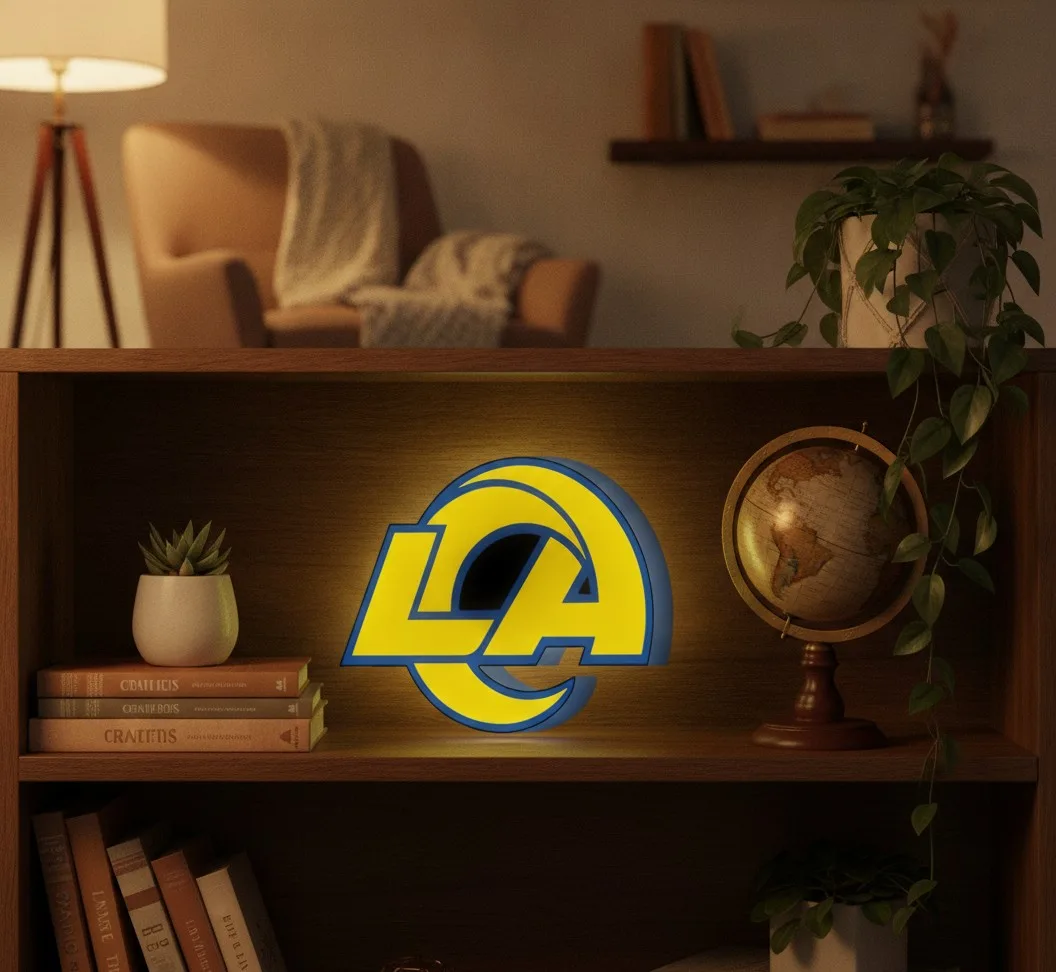 Los Angeles Rams LED-Leuchtschild