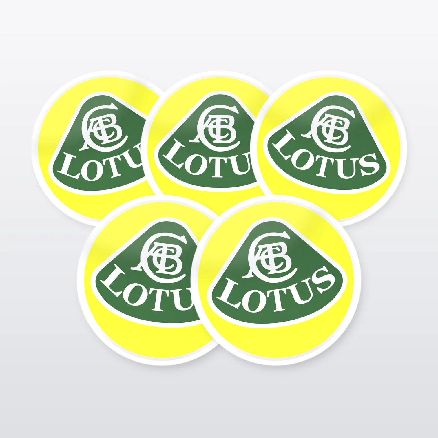 Lotus Aufkleber Set – 5 Sticker