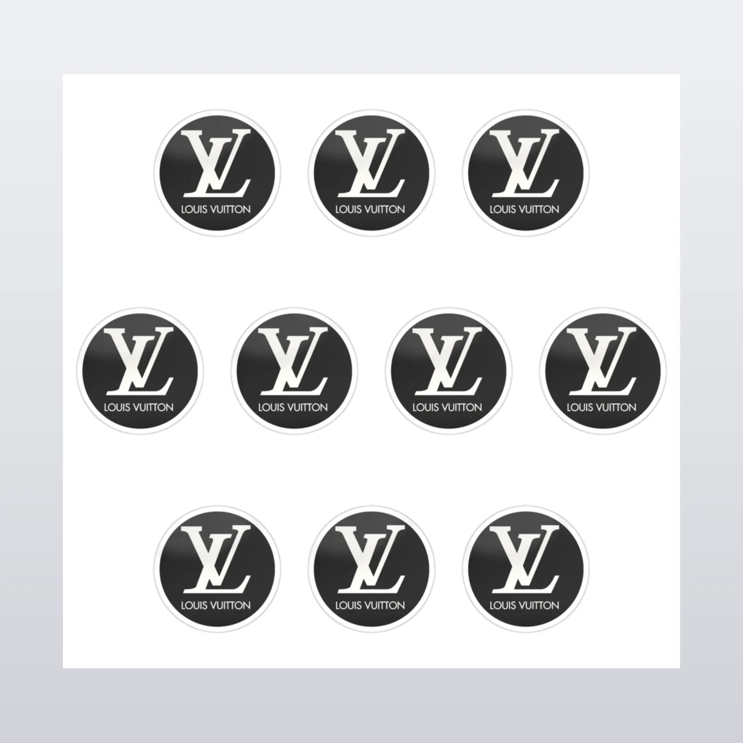 Louis Vuitton Aufkleber Set – Aufkleber auf Bogen
