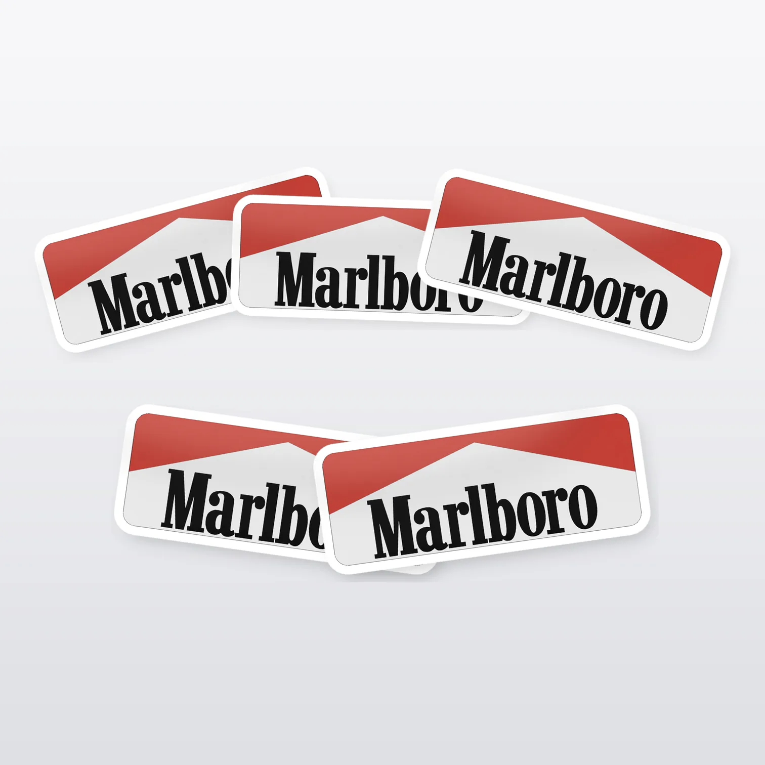 Marlboro Aufkleber Set – 5 Sticker