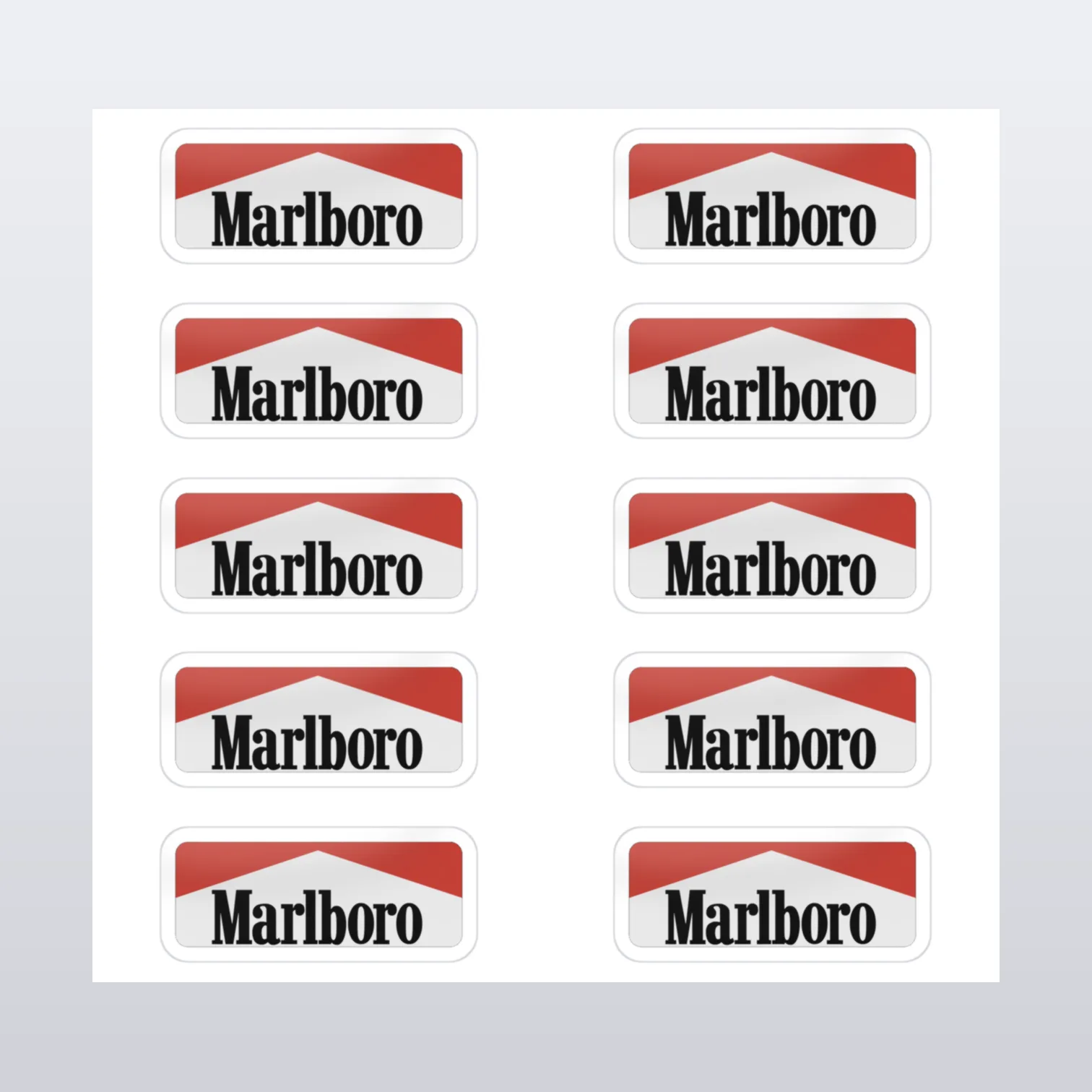 Marlboro Aufkleber Set – Aufkleber auf Bogen