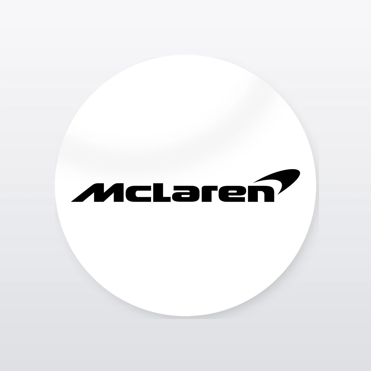 McLaren Aufkleber Set – einzelner Aufkleber in Großaufnahme