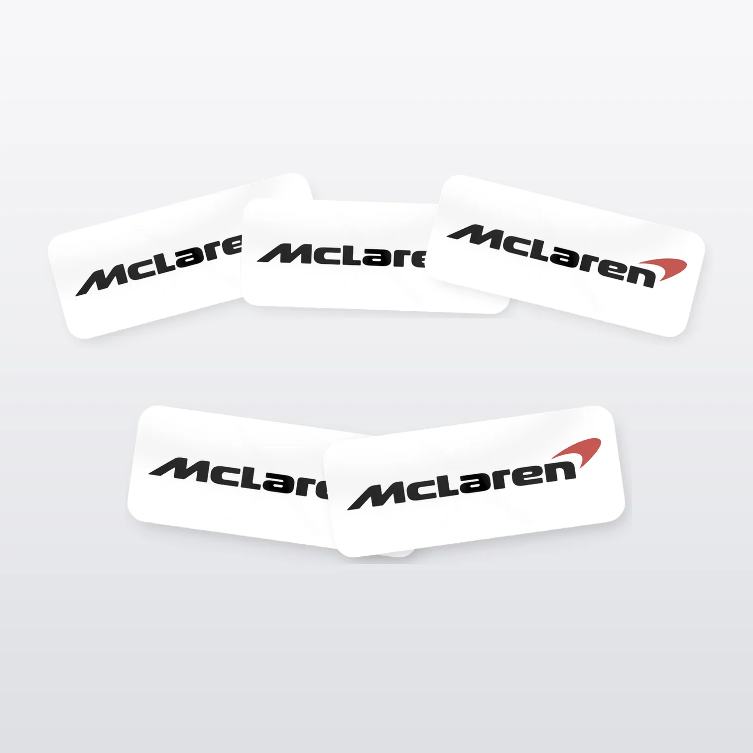 McLaren Aufkleber Set orange – 5 Sticker