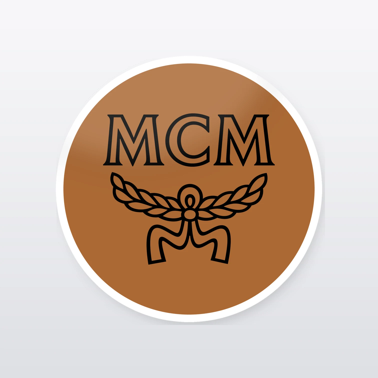 MCM Aufkleber Set – einzelner Aufkleber in Großaufnahme