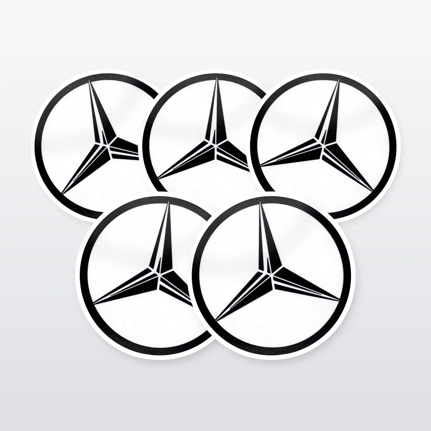 Mercedes-Benz Aufkleber Set – 5 Sticker