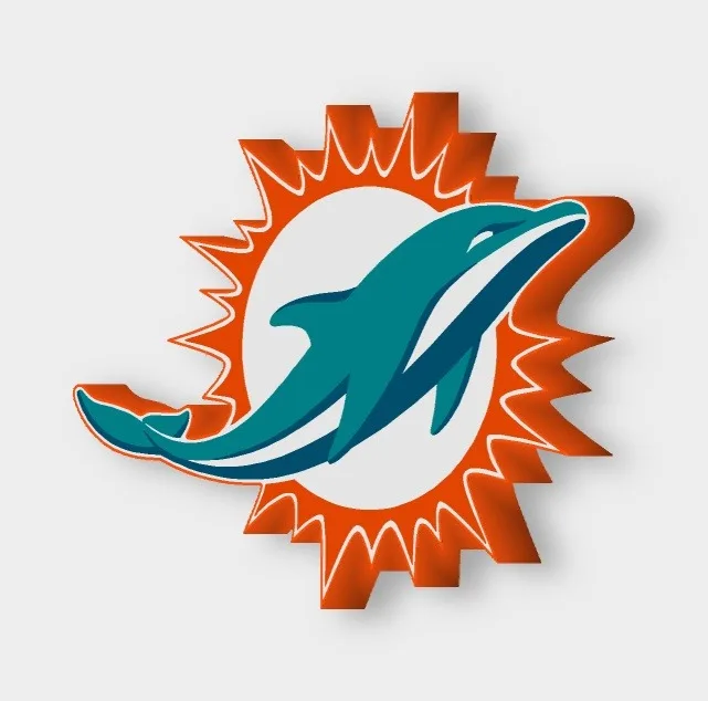 Miami Dolphins LED-Leuchtschild