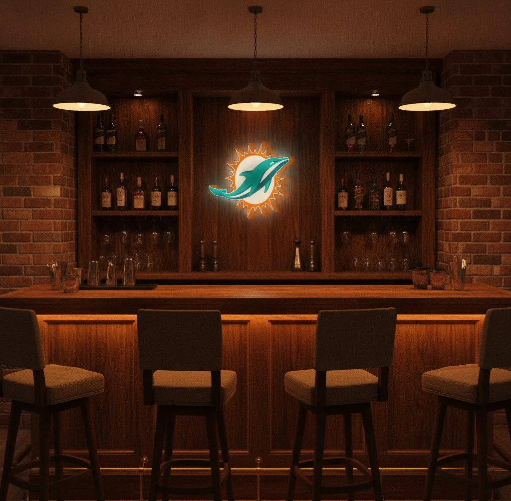 Miami Dolphins LED-Leuchtschild