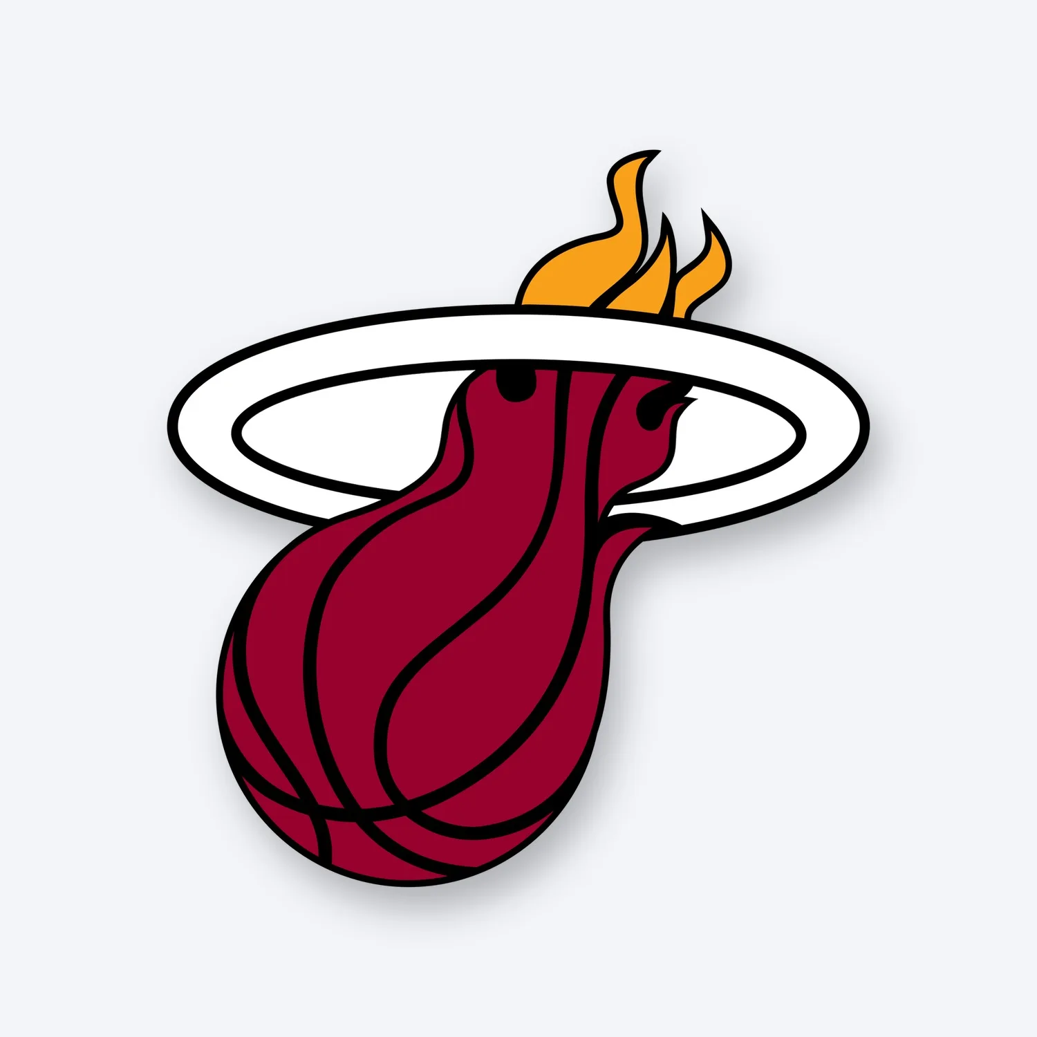 Miami Heat NBA Aufkleber Set