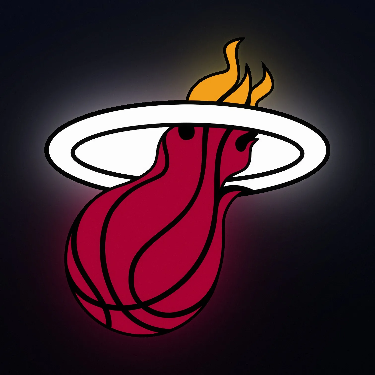 Miami Heat NBA LED-Leuchte