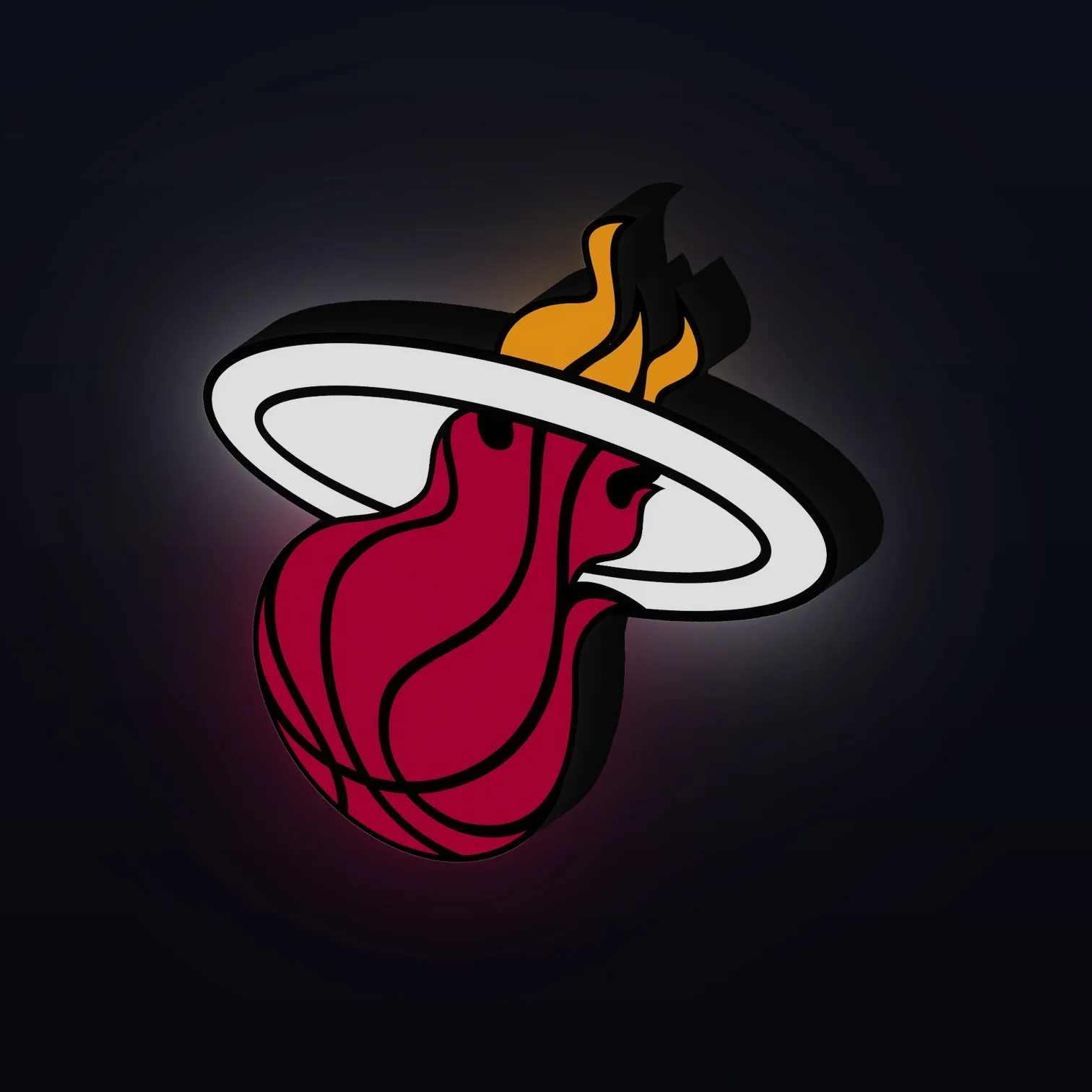 Miami Heat NBA LED-Leuchte
