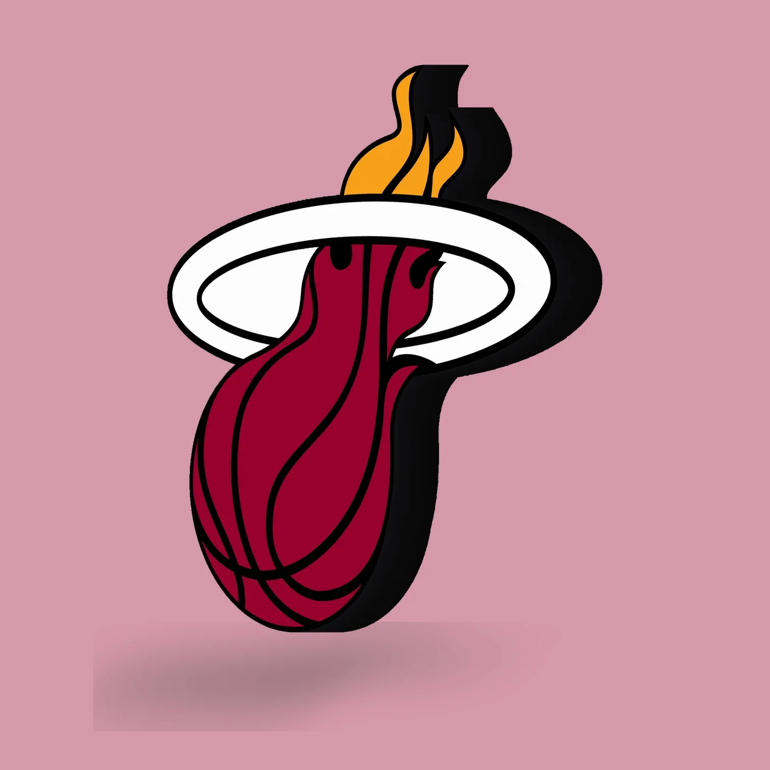 Miami Heat NBA LED-Leuchte