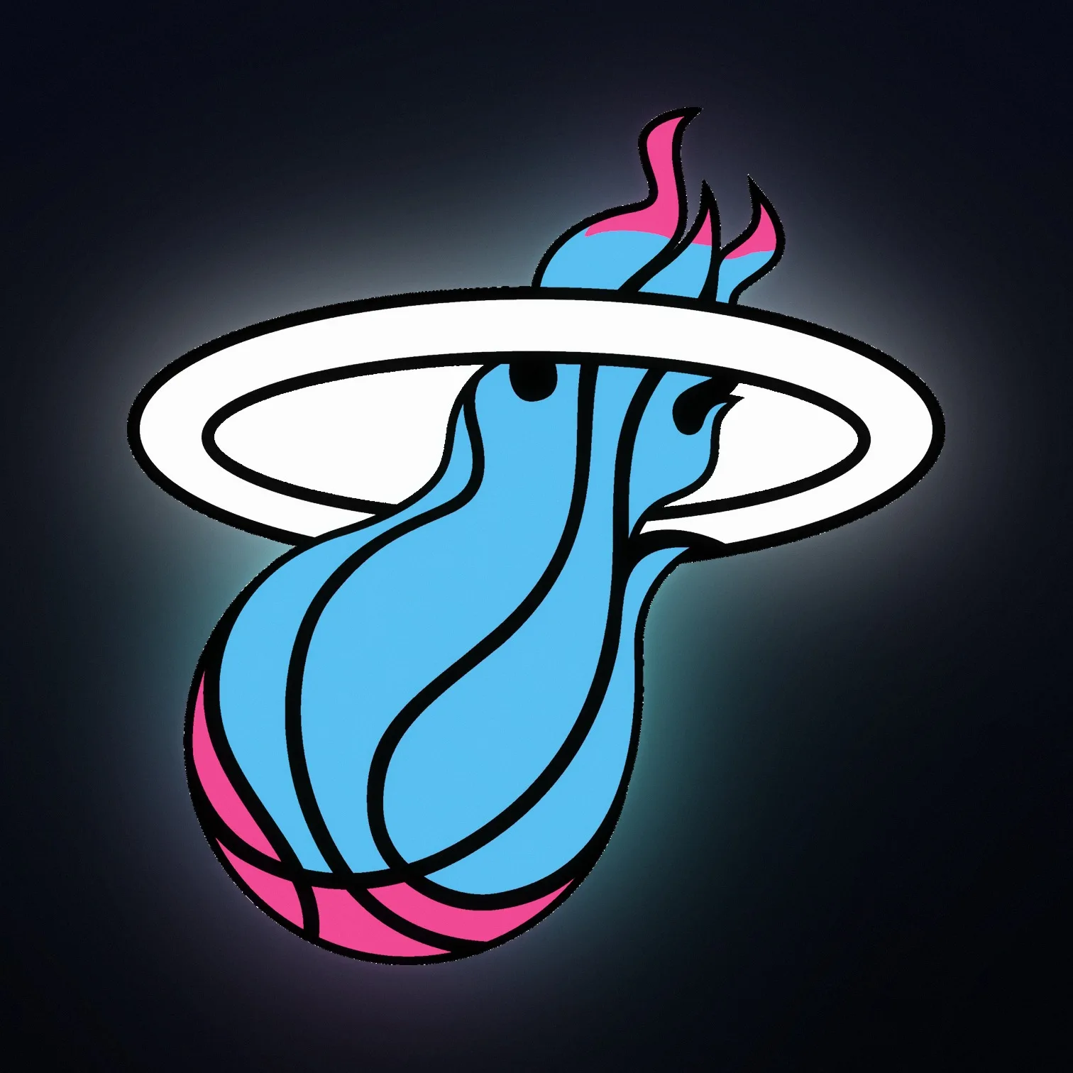 Miami Heat Vice NBA LED-Leuchte
