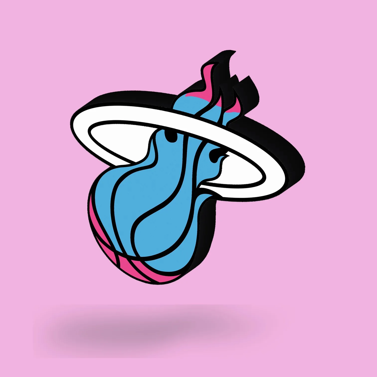 Miami Heat Vice NBA LED-Leuchte