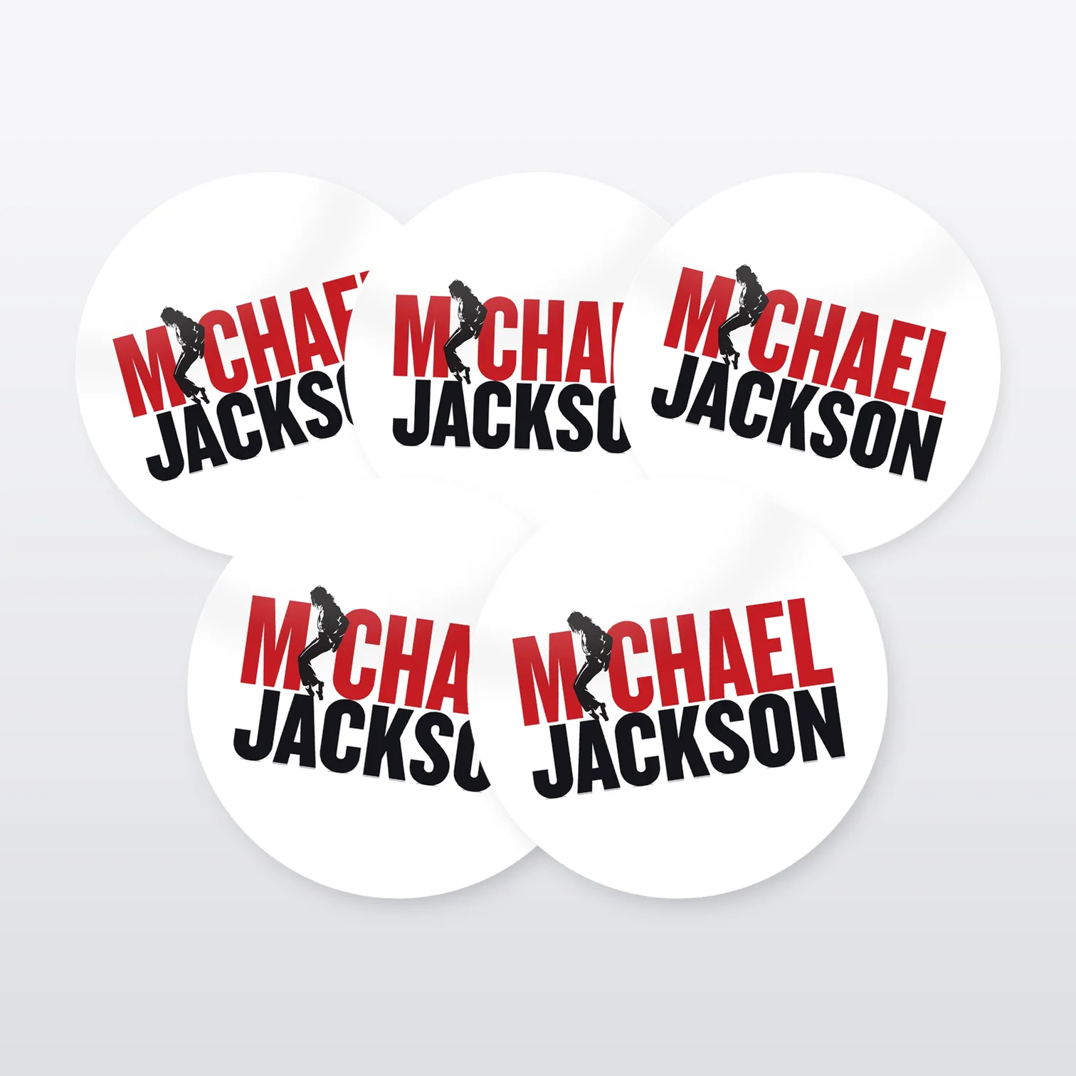Michael Jackson Aufkleber Set – 5 Sticker